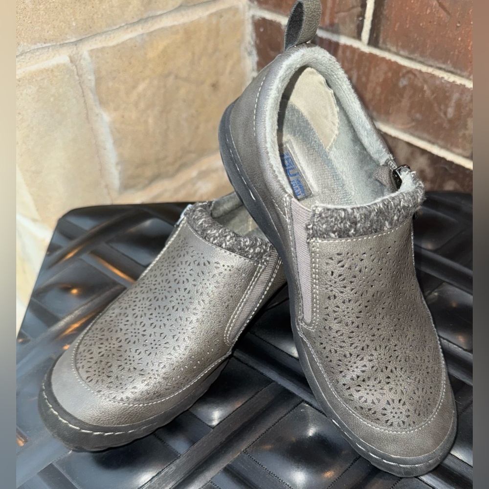 JBU Gray Amber Vegan Slip on Loafer 8